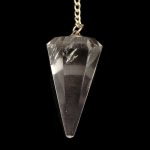 Crystal pendulum quartz clear