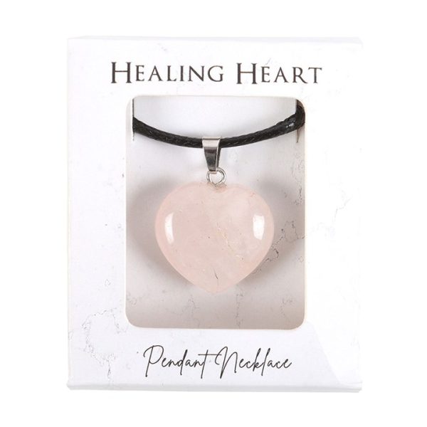 rose quartz crystal necklace