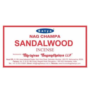 satya sandalwood incense