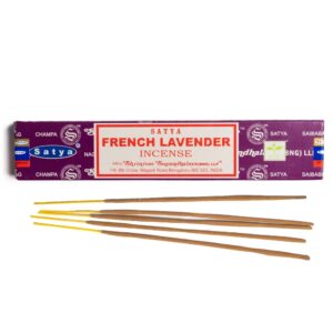 Satya French Lavender Incense Sticks – 15g Pack