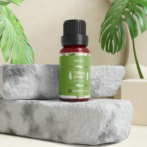 Basil Tribal Spirit Organic Essential Oil –  10ml Bottle