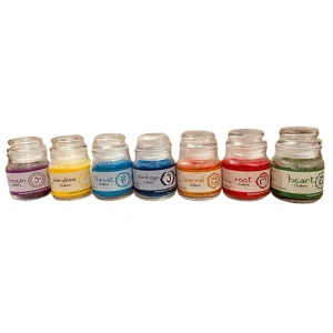 seven chakra candles