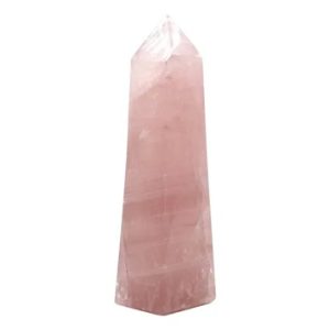 Rose Quartz Gemstone Obelisk Point