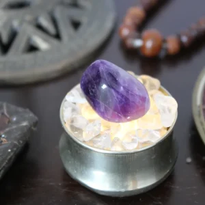 amethyst tumbled crystal